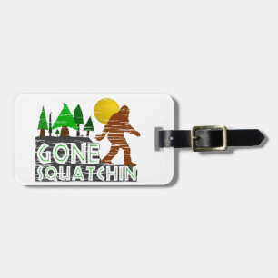 Original- borta Squatchin design Bagagebricka