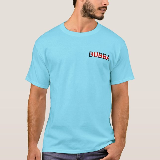 Original Bubba Lt Blue Oyster T-Shirt (Framsida)