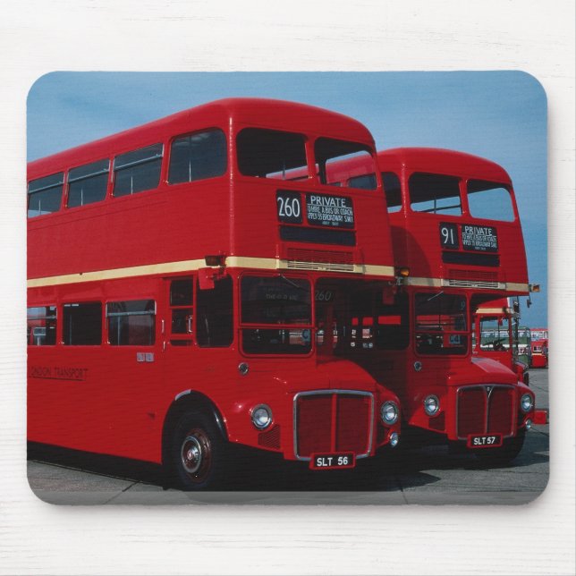 Original- buss för London "" Routemaster "" av Musmatta (Framsidan)