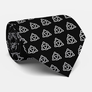 Original Celtic Triquetra Knot white icon mönster Slips