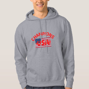 Original Champions USA flagga true Classic TES Hoodie