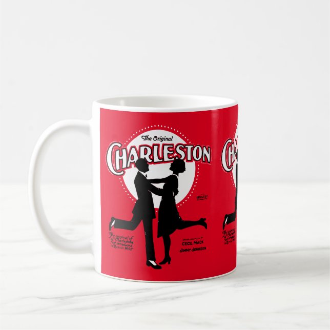 Original Charleston Dance Lakan Music 1923 Kaffemugg (Vänster)
