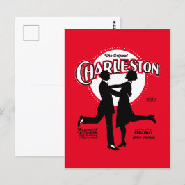 Original Charleston Dance Lakan Music 1923 Vykort