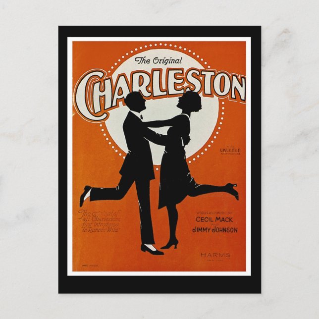 Original Charleston Vykort (Framsida)
