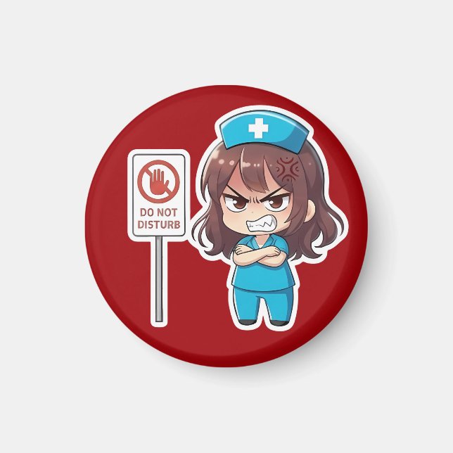 Original Chibi Nurse 2.0 - Focus Mode Magnet (Framsidan)