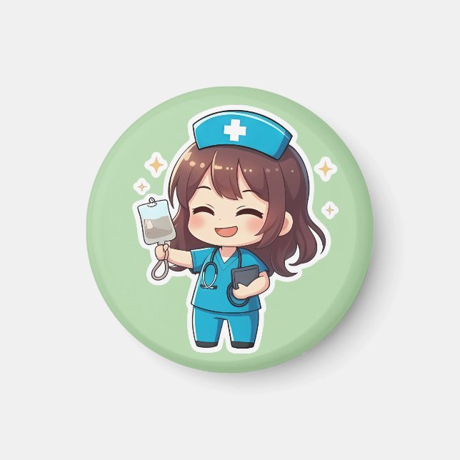 Original Chibi Nurse 2.0 - Healing Energy Magnet (Framsidan)