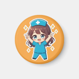 Original Chibi Nurse 2.0 - Victory Spirit Magnet