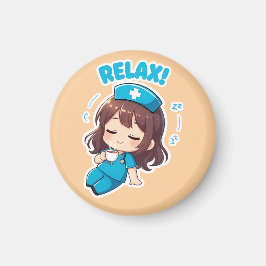 Original Chibi Nurse 3.0 - Avslappning Magnet