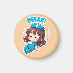 Original Chibi Nurse 3.0 - Avslappning Magnet