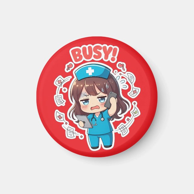 Original Chibi Nurse 3.0 - Busy Magnet (Framsidan)