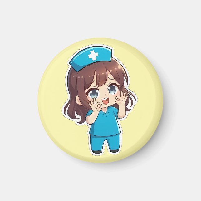 Original Chibi Nurse 3.0 - Ok Magnet (Framsidan)