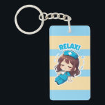 Original Chibi Nurse 3.0 - Relax<br><div class="desc">“These five minutes—no one can take them away.” In a hospital that feels like a battlefield, this cup of coffee is the whole world. Nurse 3.0 embodies hard-won tranquility, reminding you to tend to your own breath before caring for others. Elevate your everyday carry with the official Chibi Planet Studio...</div>