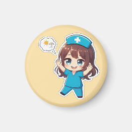 Original Chibi Nurse 3.0 - Semester Tid Magnet