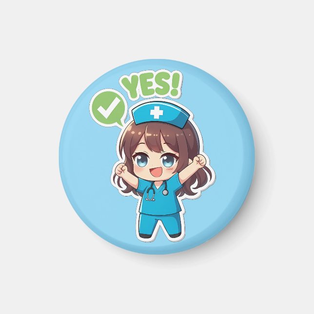 Original Chibi Nurse 3.0 - Yes Magnet (Framsidan)
