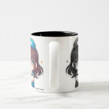 Original Chibi Sjuksköterska - Kaffe med Trötthet