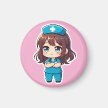Original Chibi Sjuksköterska - Professionell lugn