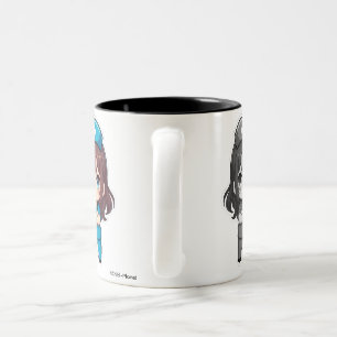 Original Chibi Sjuksköterska - Professionell Lugn Två-Tonad Mugg