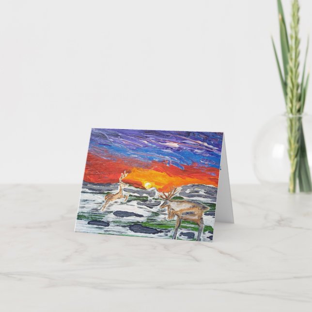 ORIGINAL CHRISTMAS ART KORT (Framsida)