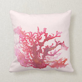 Original Coral Art Rosa Dekorativ kudde 16 tum x 1