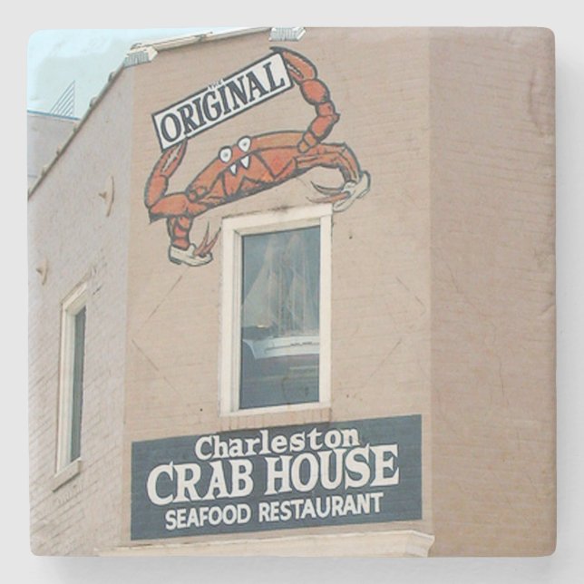Original Crab House Charleston, SC Underlägg (Framsidan)