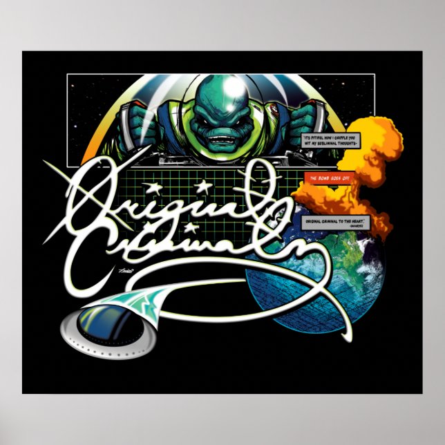 Original Criminalz Alien 01 Poster (Framsidan)