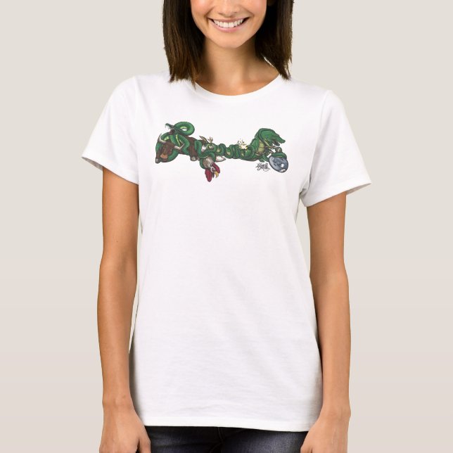 Original- Criminalz orm 01 lätt T-shirt (Framsida)