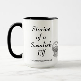 Original Darcy & Dawn mug STORIES OF A SWEDISH ELF Mugg