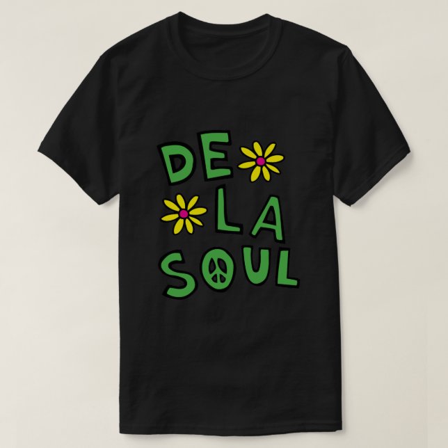 Original De La Soul Skriv ut klassique T Shirt (Design framsida)