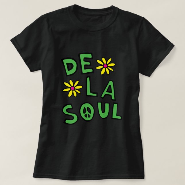 Original De La Soul Skriv ut klassique T Shirt (Design framsida)