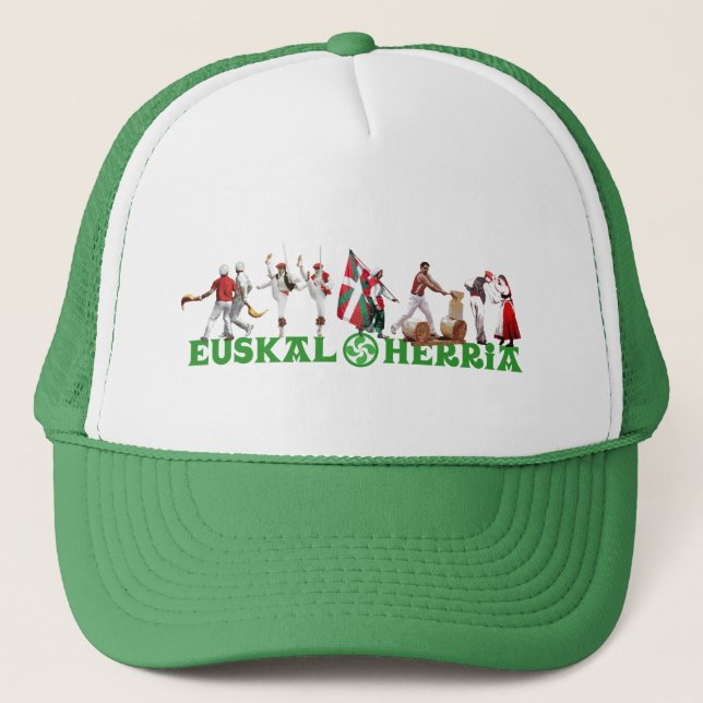 Original- design: Euskal Herria (baskiskt land), Truckerkeps (Framsida)