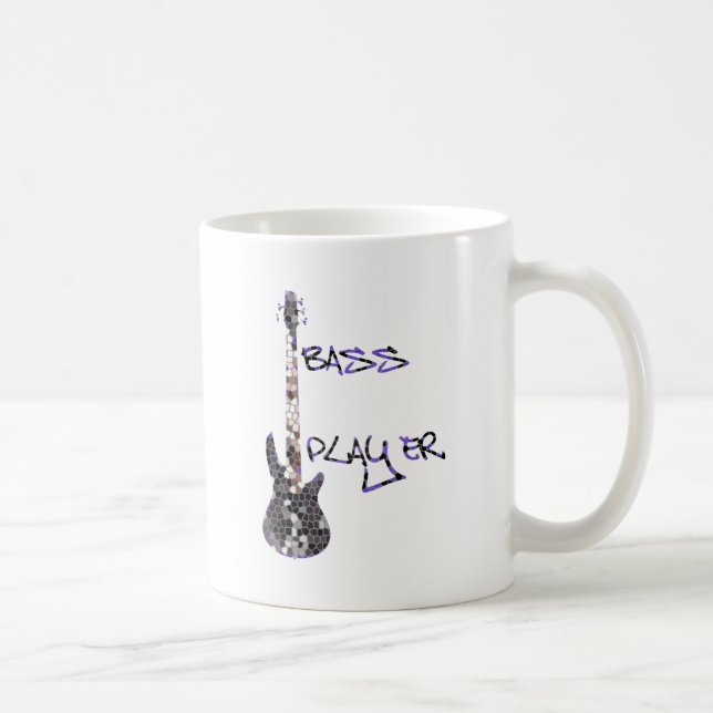 Original- design för bas- spelare! kaffemugg (Höger)