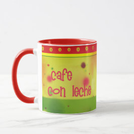 Original- design för färgrik mexicansk kaffemugg