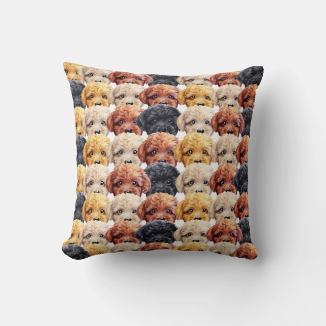 Original- design, tryck för målning för kudde (Framsida)