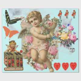 ORIGINAL DESIGNER Valentine Day Wrapping Papper Presentpapper