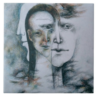 Original digital bra art surrealism kakelplatta