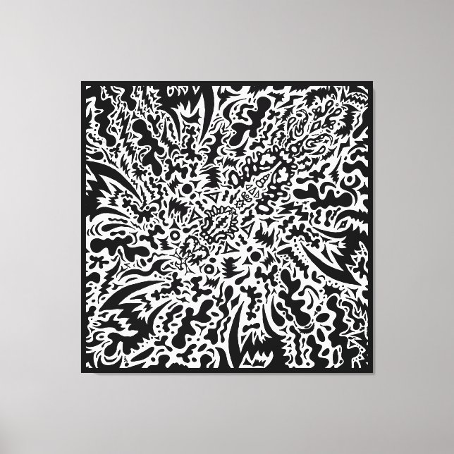 Original Doodle 9av26 Canvastryck (Framsida)