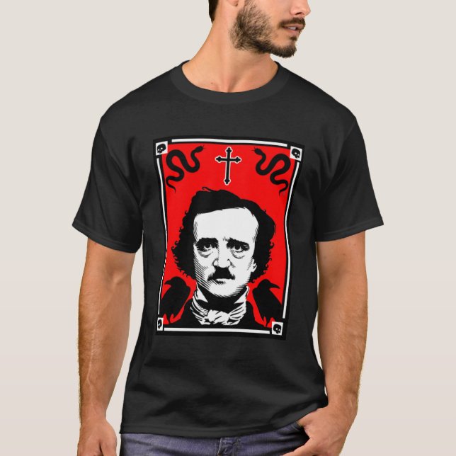 Original Edgar Allan Poe T Shirt (Framsida)