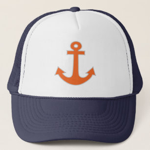 Original Embroidery Anchor kapten Nautical Truckerkeps