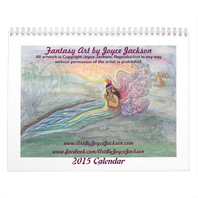 Original Fantasy Art by Joyce Jackson Calendar Kalender (Omslag)