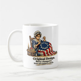 Original flaggdesign Betsy Ross Kaffemugg