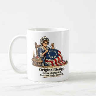 Original flaggdesign Betsy Ross Kaffemugg