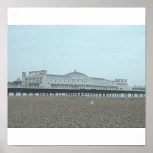 Original för Brighton slottpir fotograferar Poster