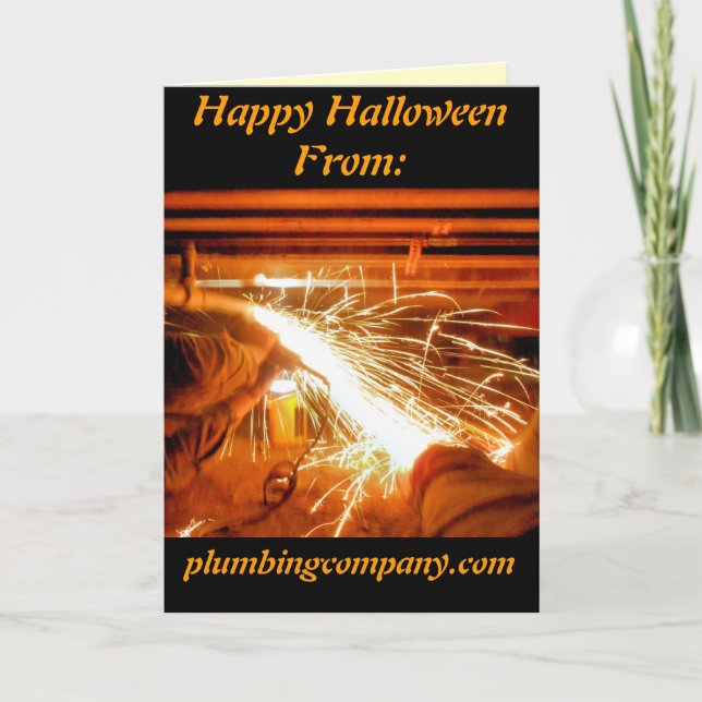 Original för rörläggningssparkar kort (Framsida)