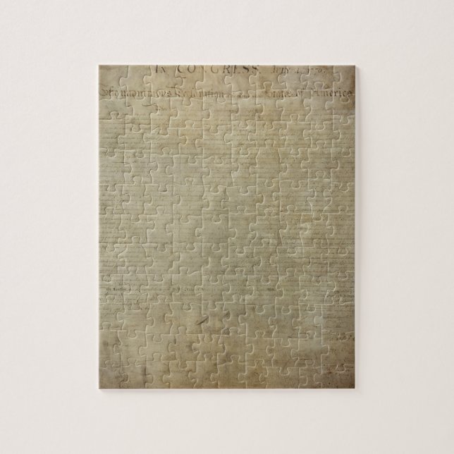 Original- förklaring av självständighet pussel (Vertikal)