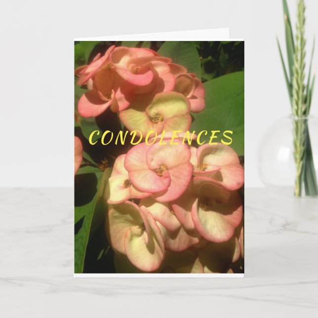 Original- foto och teckning på sympatikort kort (Framsida)