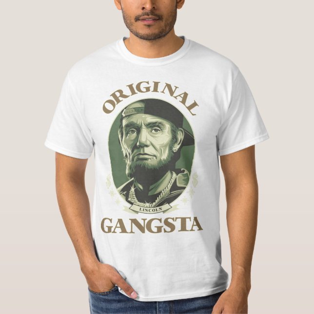 Original Gangsta Lincoln T-Shirt (Framsida)