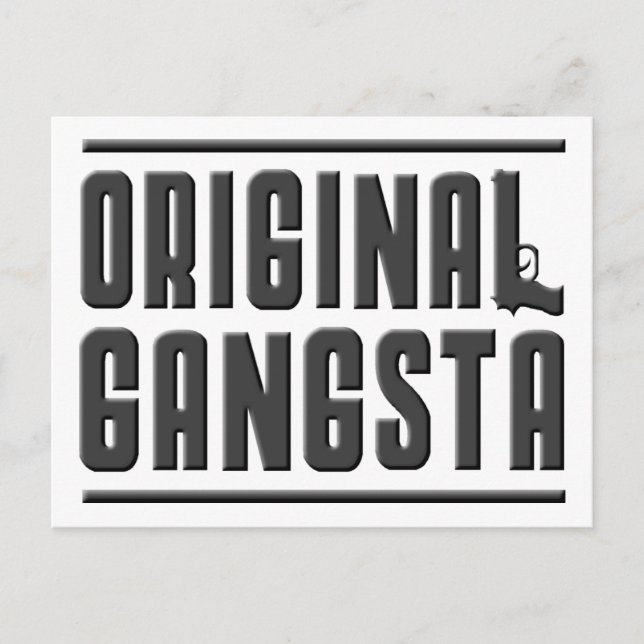 Original Gangsta Vykort (Framsida)