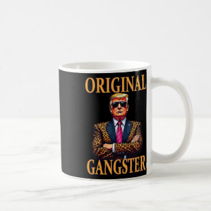 Original Gangster FUNNY Trump Snyggt POP Art Trum Kaffemugg