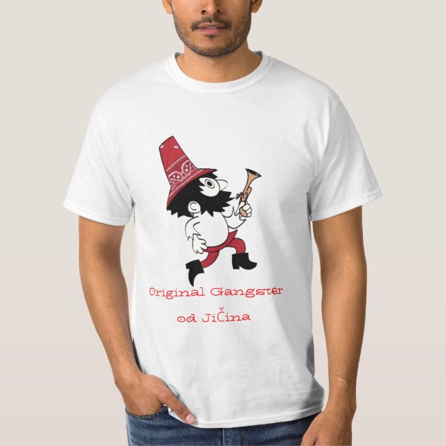 Original- gangster od Jičína Tee Shirt (Framsida)