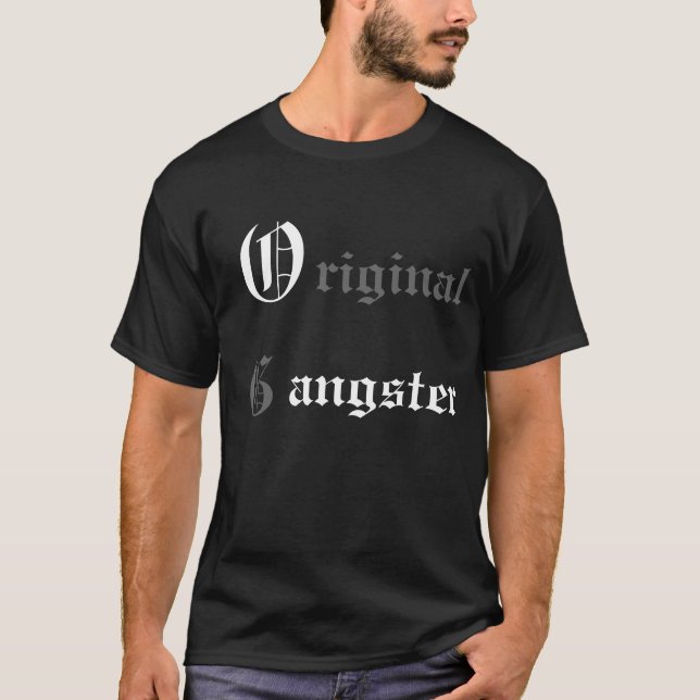 Original- gangster tee (Framsida)